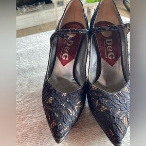 D&G Dolce and Gabana lace heels. EU size 36.5